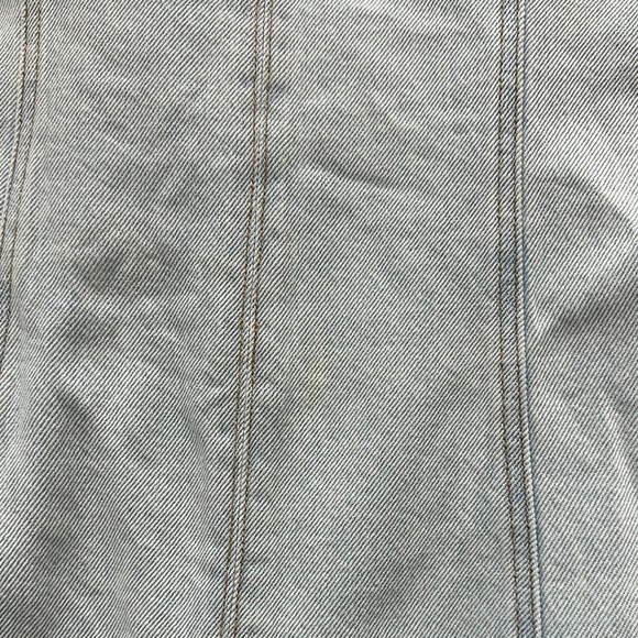 NWT Revolve Denim Strapless Midi Dress - Picture 6 of 6